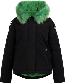 MYMO Zimní bunda zelená / černá