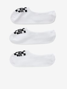 Sada tří párů ponožek v bílé barvě VANS - ONE SIZE