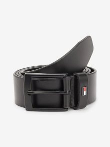 Černý pánský kožený pásek Tommy Hilfiger Adan - 90