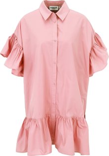 Essentiel Antwerp Košilové šaty pink