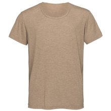 Stedman Pánské melírované oversize tričko s krátkým rukávem - Vintage hnědá | M