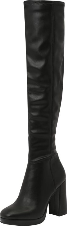 STEVE MADDEN Kozačky nad kolena \'MAGNIFICO\' černá