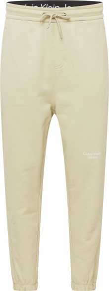 Calvin Klein Jeans Kalhoty rákos / bílá