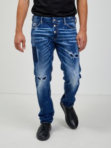 Modré pánské straight fit džíny DSQUARED2 - XS