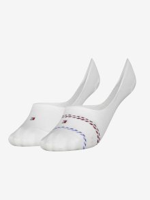 Sada dvou párů dámských ponožek v bílé barvě Tommy Hilfiger - 35-38