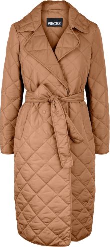 PIECES Zimní kabát \'Kranciska\' hnědá