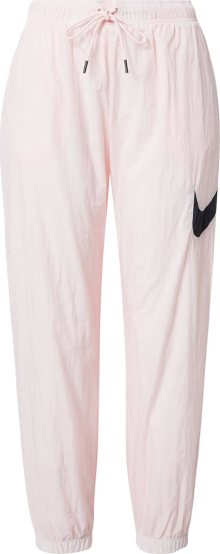 Nike Sportswear Kalhoty růžová / černá