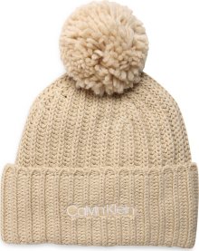 Calvin Klein Čepice champagne / bílá
