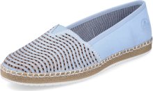 Rieker Espadrilky tmavě béžová / světlemodrá