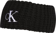 Calvin Klein Jeans Čelenka černá / bílá