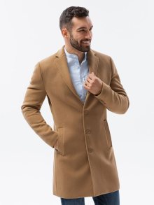 Ombre Clothing Kamelový elegantní kabát C536