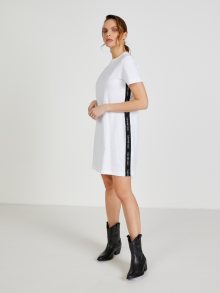 Bílé dámské šaty Calvin Klein Jeans - XS