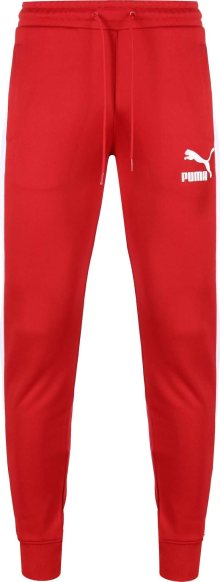 PUMA Kalhoty \'Iconic T7\' červená / bílá