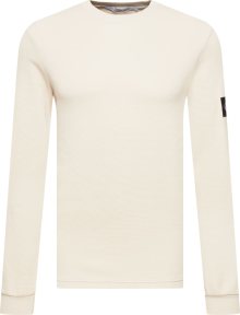 Calvin Klein Jeans Tričko barva bílé vlny