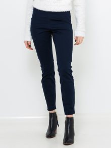 Tmavě modré dámské zkrácené kalhoty CAMAIEU - S