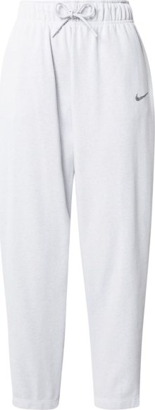 Nike Sportswear Kalhoty šedá / bílá