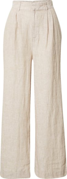 Gina Tricot Kalhoty se sklady v pase \'Denise\' béžový melír