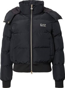 EA7 Emporio Armani Přechodná bunda \'GIUBBOTTO\' černá / bílá