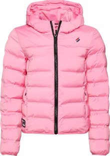 Superdry Zimní bunda světle růžová
