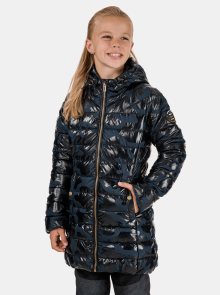 Modrý holčičí vzorovaný kabát SAM 73 Betty - 128