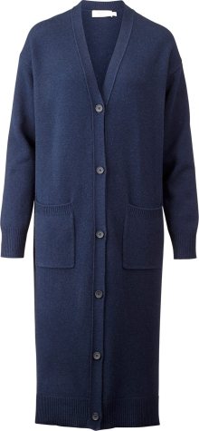 hessnatur Pletený kabátek modrá