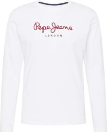 Pepe Jeans Tričko \'EGGO\' námořnická modř / rubínově červená / bílá