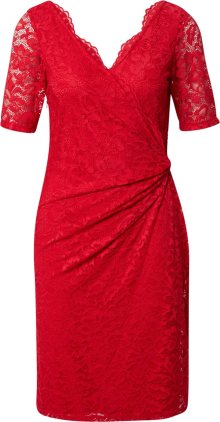 Vera Mont Koktejlové šaty ohnivá červená