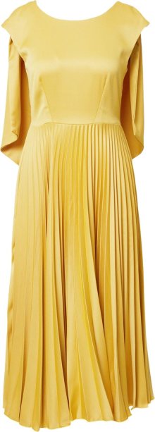 Closet London Koktejlové šaty žlutá