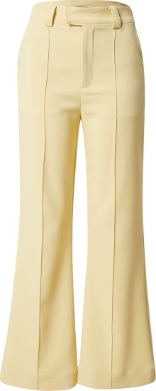 Gina Tricot Kalhoty \'Johanna\' pastelově žlutá
