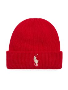 Polo Ralph Lauren Čepice ohnivá červená / stříbrná