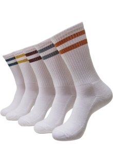 Urban Classics Logo Socks 5-Pack white - 35–38