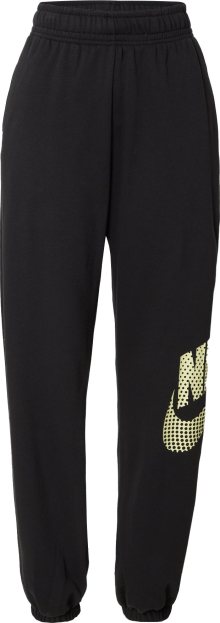 Nike Sportswear Kalhoty \'EMEA\' žlutá / černá