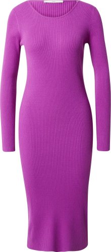 EDC BY ESPRIT Úpletové šaty fialová