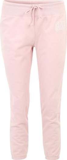 Gap Petite Kalhoty růžová / bílá