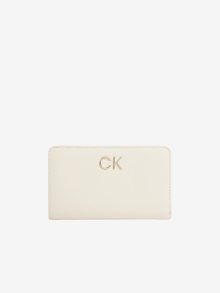 Krémová dámská peněženka Calvin Klein