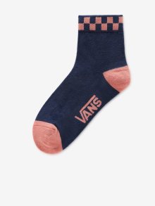 Růžovo-modré dámské ponožky Vans Skate - ONE SIZE