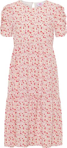 MYMO Letní šaty mix barev / růžová / červená