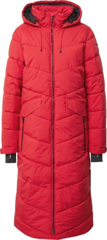 KILLTEC Outdoorový kabát červená / černá