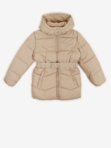 Béžový holčičí zimní prošívaný kabát Tom Tailor - 92-98