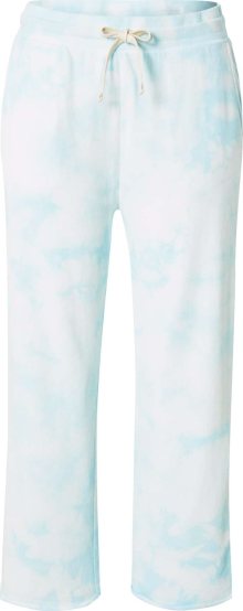 GAP Kalhoty aqua modrá / bílá