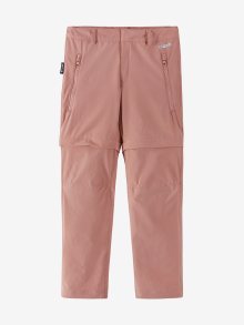 Světle růžové holčičí kalhoty s odepínacími nohavicemi Reima Virrat - 128