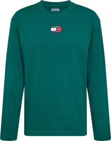 Tommy Jeans Tričko námořnická modř / smaragdová / červená / bílá