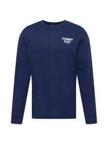 Tommy Jeans Tričko marine modrá / bílá
