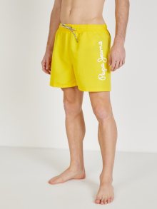 Žluté pánské plavky Pepe Jeans Rodd - XL