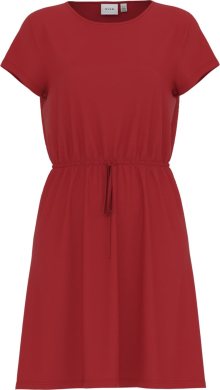 VILA Letní šaty červená