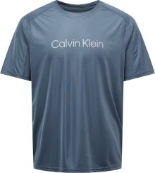 Calvin Klein Performance Funkční tričko tmavě modrá / bílá