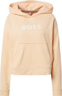 BOSS Orange Mikina \'Eshina\' meruňková / bílá