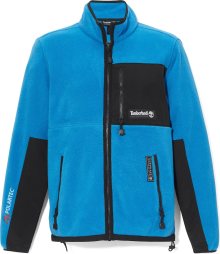 TIMBERLAND Fleecová mikina modrá / černá