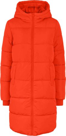 PIECES Zimní kabát \'Bee\' oranžově červená