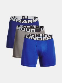 Boxerky Under Armour UA Charged Cotton 6in 3 Pack - modrá - S